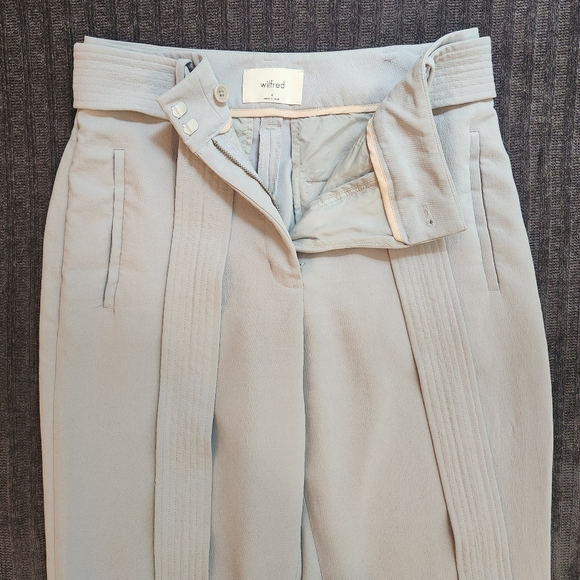 Wilfred tie front pants - light blue 6 - Picture 3 of 8